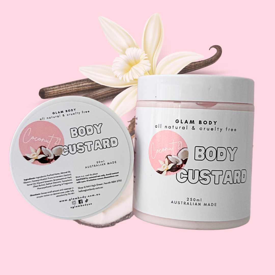 COCONUT 21 BODY CUSTARD - Glam Body