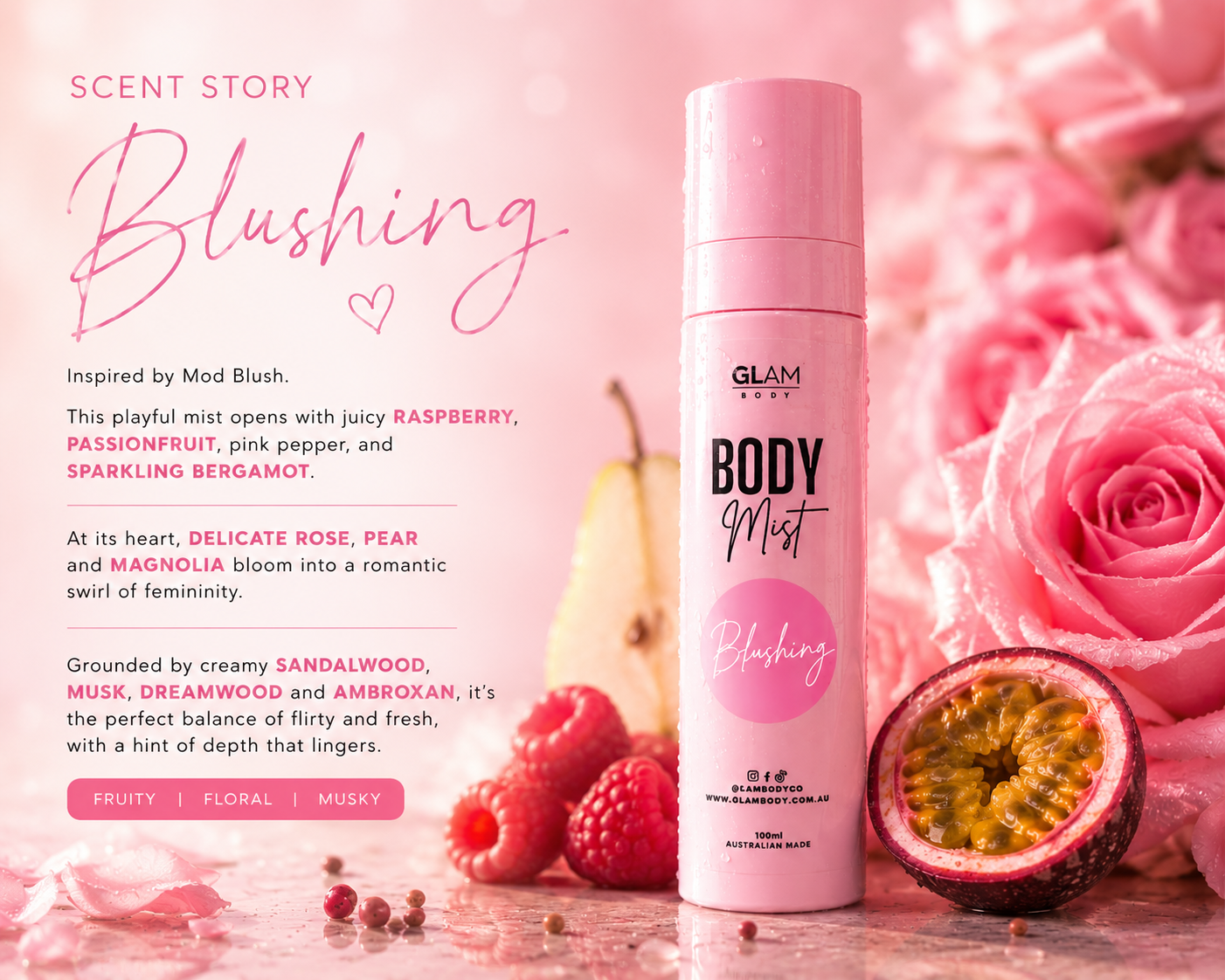 Blushing Body Mist