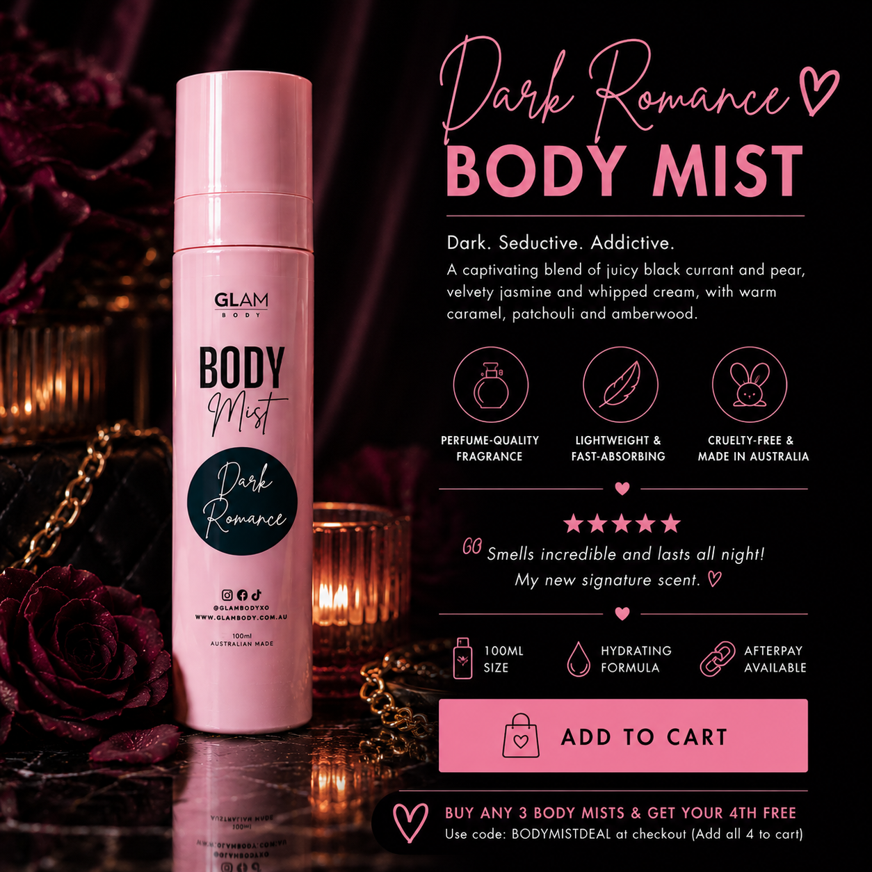 Dark Romance Body Mist