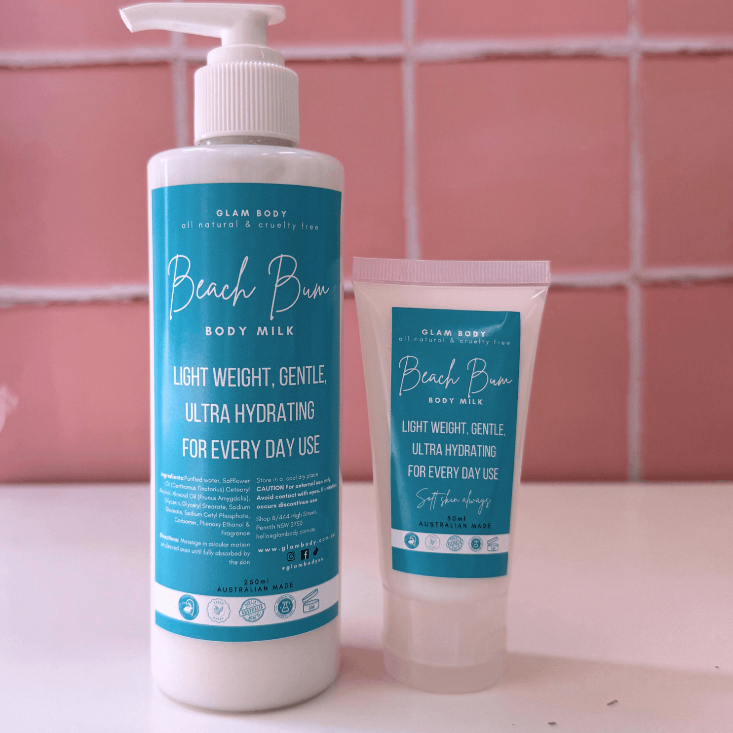 BEACH BUM BODY MILK - Glam Body