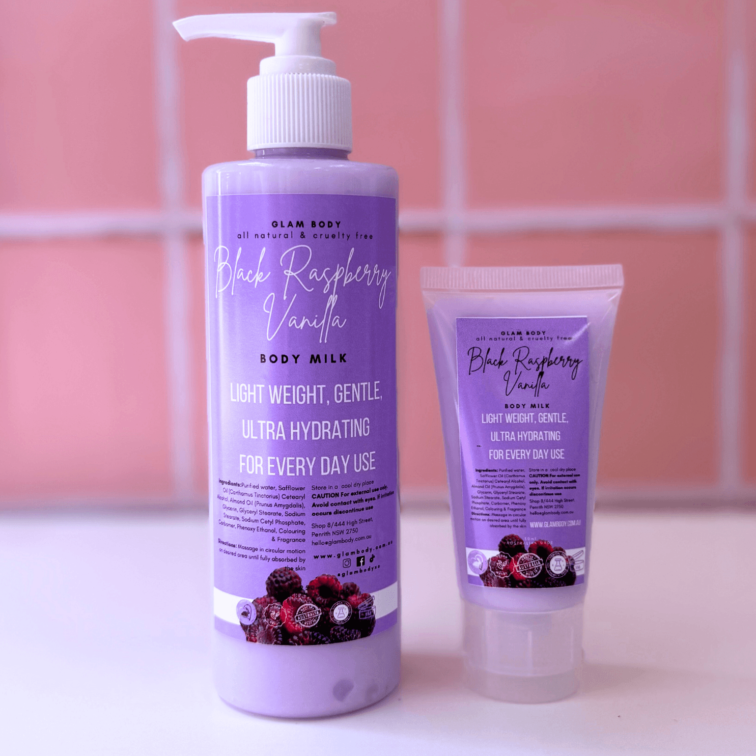 BLACK RASPBERRY VANILLA BODY MILK - Glam Body