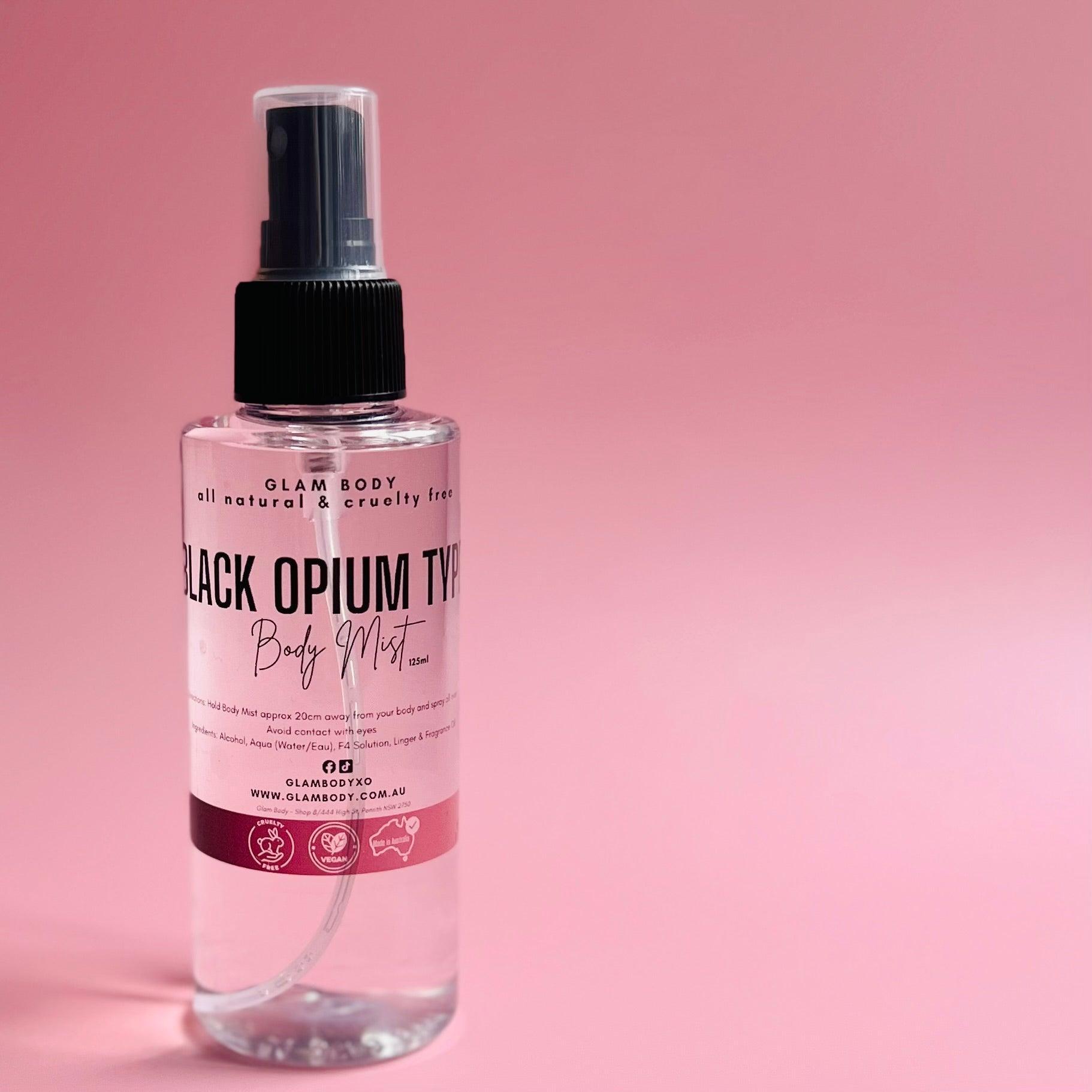 BLACK OPIUM TYPE BODY MIST - Glam Body