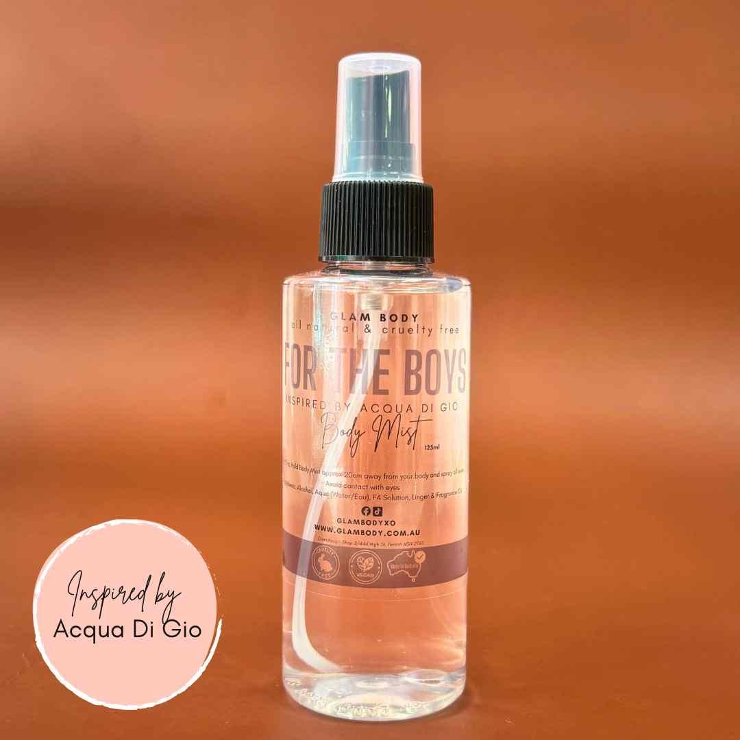 FOR THE BOYS INSPIRED BY ACQUA DI GIO BODY MIST - Glam Body