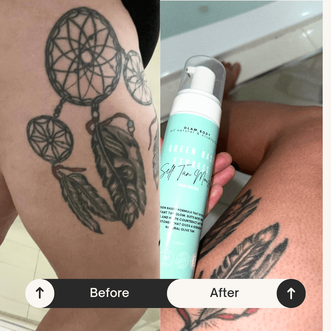 GREEN BASE 30 MIN EXPRESS SELF TANNING MOUSSE - Glam Body