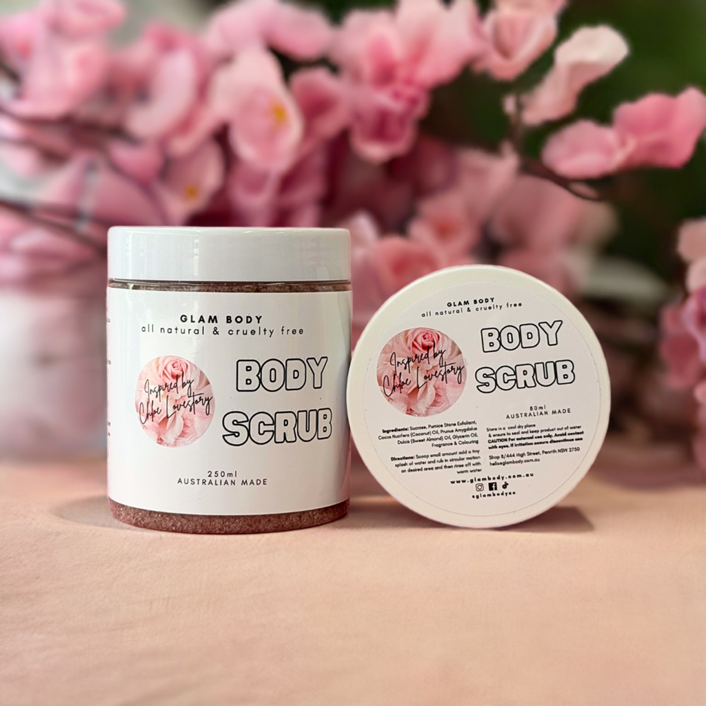 INSPIRED BY CHLOE LOVE STORY BODY SCRUB - Glam Body