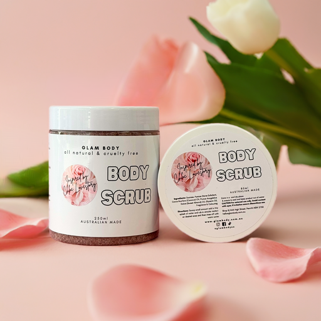 INSPIRED BY CHLOE LOVE STORY BODY SCRUB - Glam Body