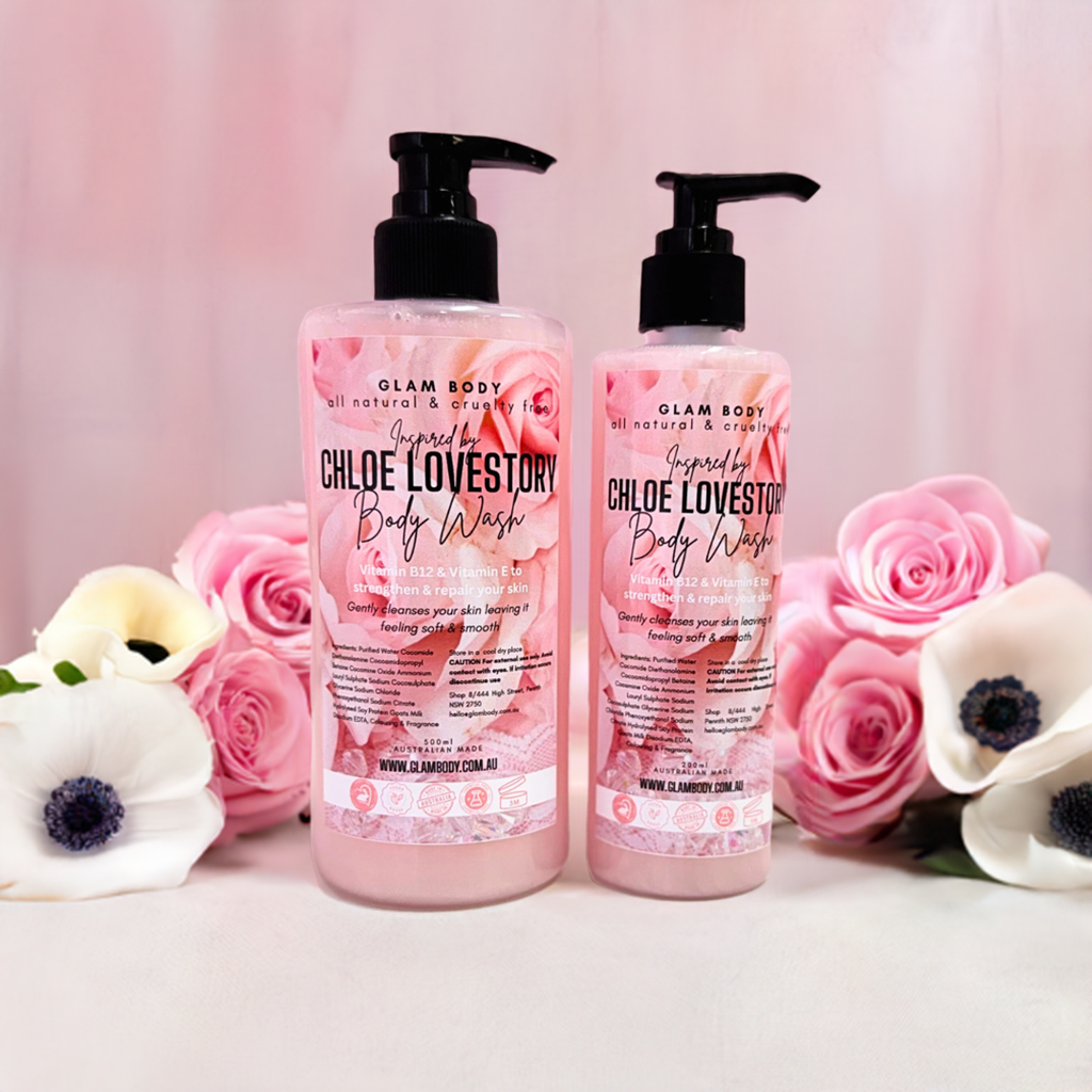 INSPIRED BY CHLOE LOVE STORY GOATS MILK BODY WASH - Glam Body