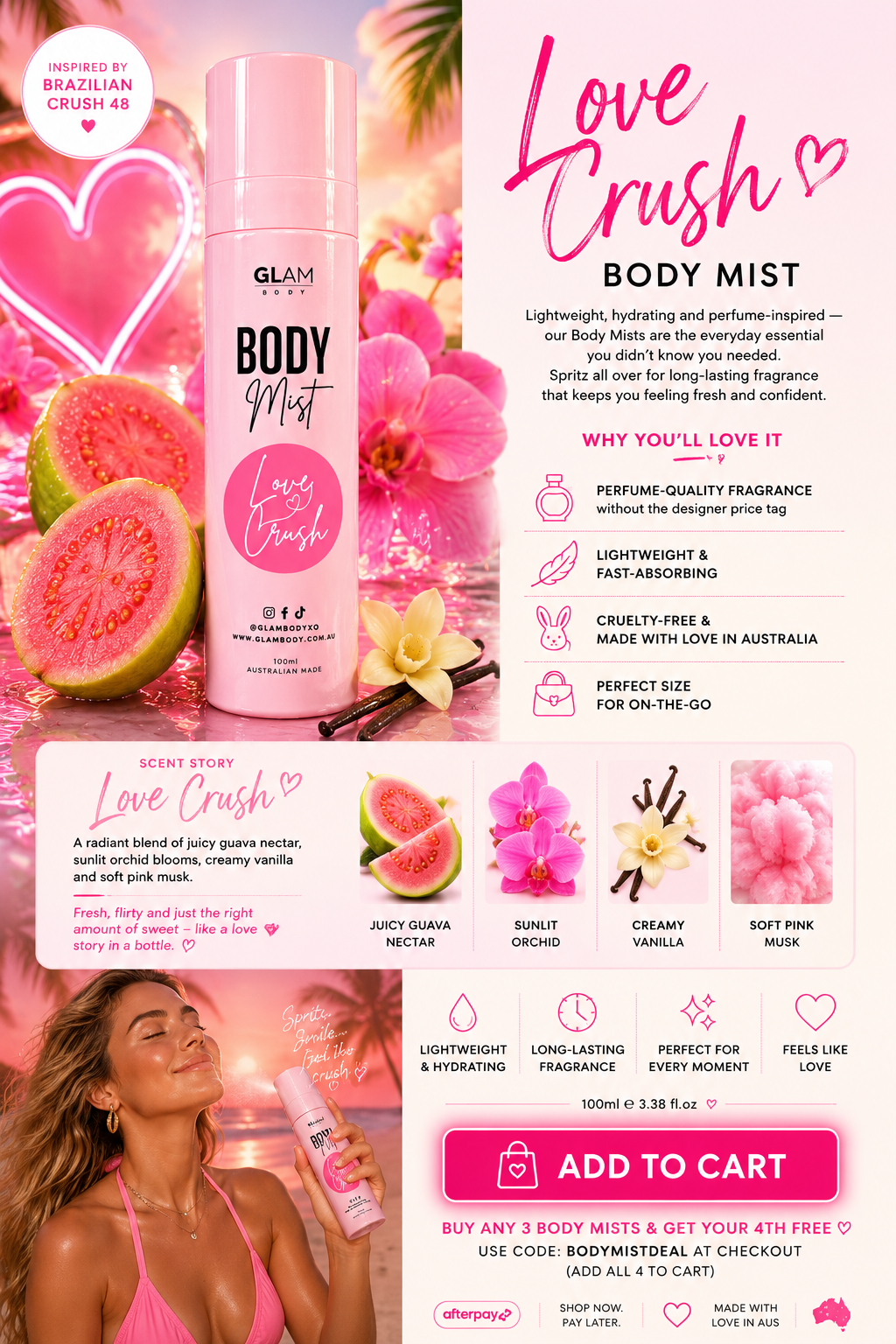 Love Crush Body Mist