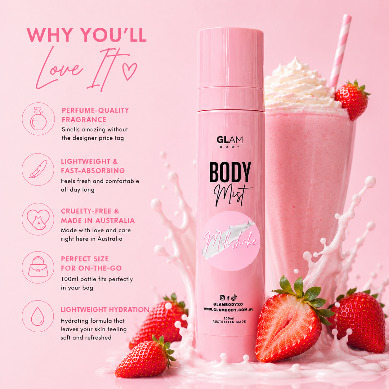Milkshake Body Mist