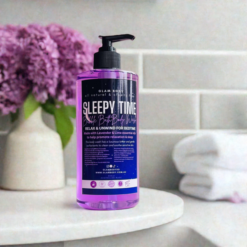 SLEEPY TIME BODY WASH – Lavender & Lime Essential Oils