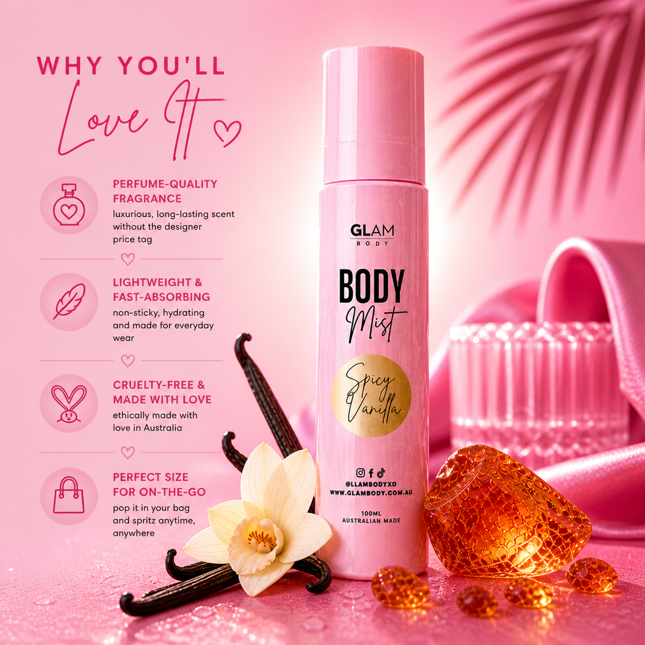 Spicy Vanilla Body Mist