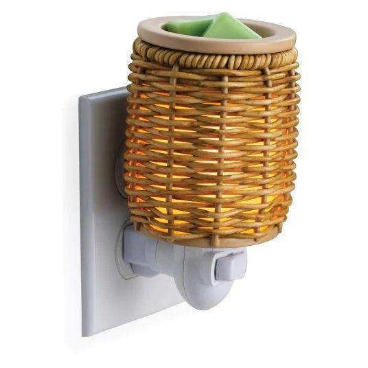 Wicker Lantern Pluggable Warmer - Glam Body